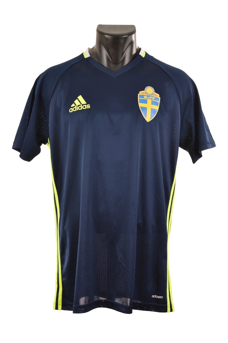 Adidas Sweden 2016 Training Football Soccer Jersey Shirt Camisa