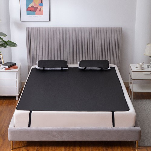 Antistatic Ground Therapy Earthing Grounding Bed Mat Pillow Case Sheet