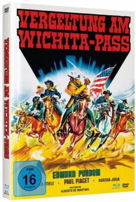Mediabook VERGELTUNG AM WICHITA-PASS COVER B Edmund Purdom BLU-RAY + DVD NEU 