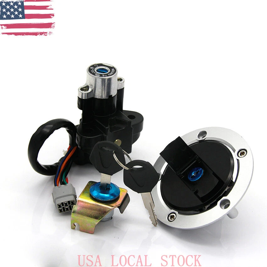 For Suzuki Ignition Switch Fuel Gas Cap Lock Key GSF1250 S Bandit S 2007-2011 Foto 3 de 4