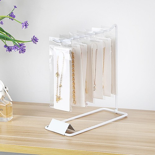 Iron Bracket Jewelry Display Rack Desktop Decoration Earrings Necklace Storage - Picture 5 of 15
