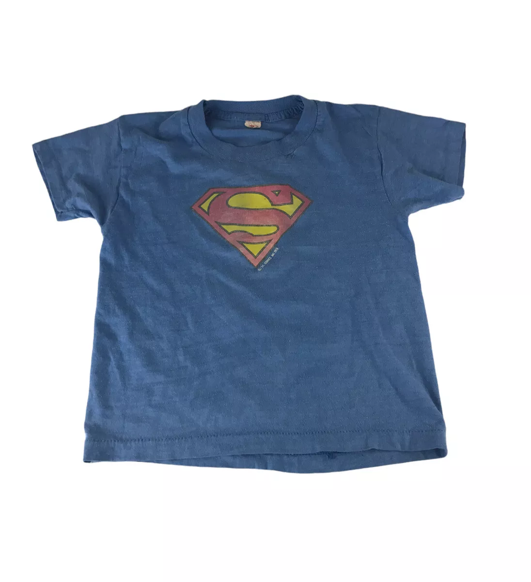 Vintage 1976 Underoos Toddler DC Comics Superman T-shirt Size M(6-8) - Boys  tops & t-shirts