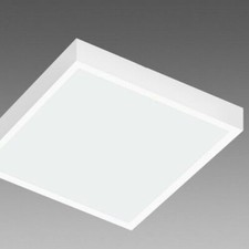 Plafoniera moderna quadrata 30X30cm LED 24w luce calda 3000k potenza 250w 230v