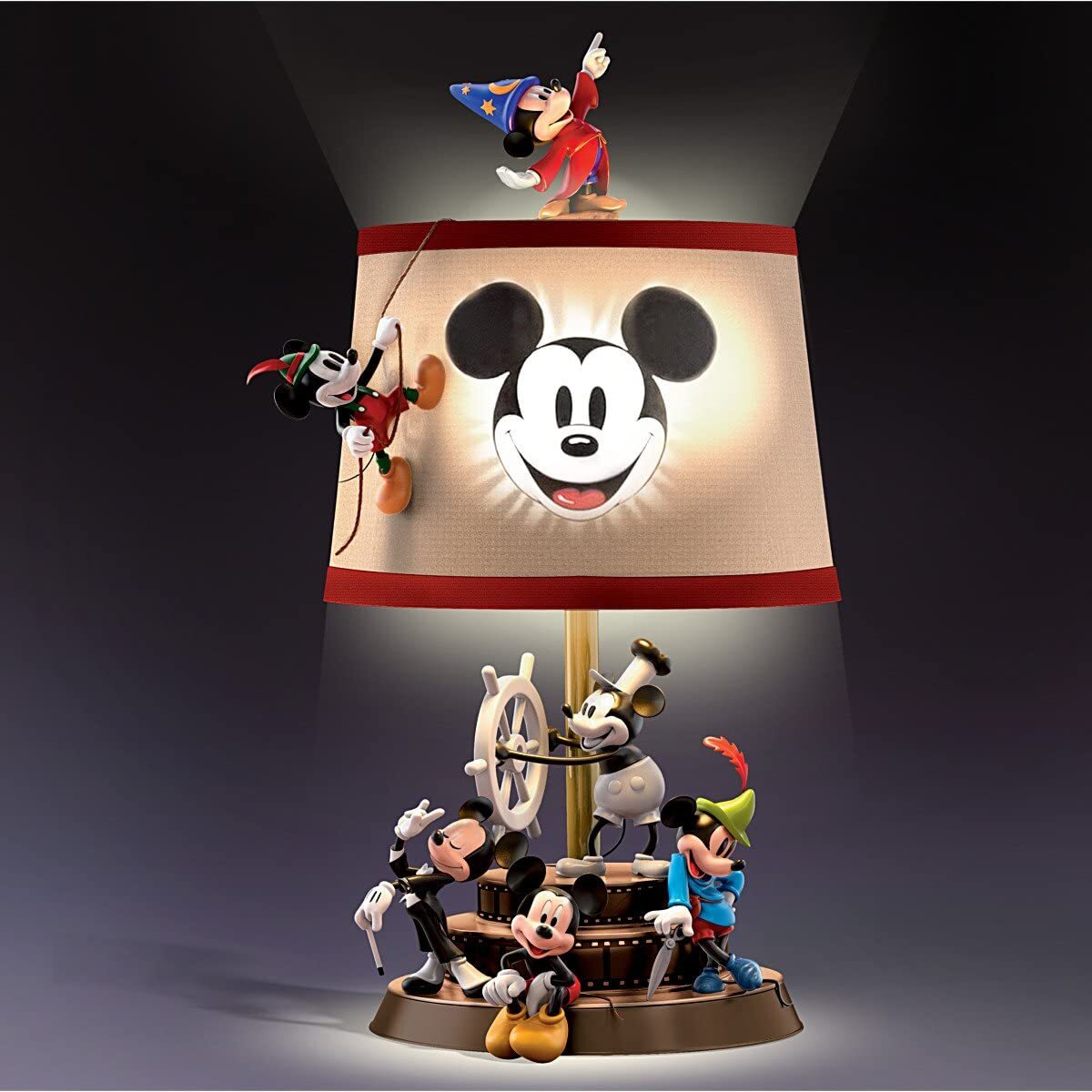 Bradford Exchange Disney Mickey Mouse Through The Years Sculptural