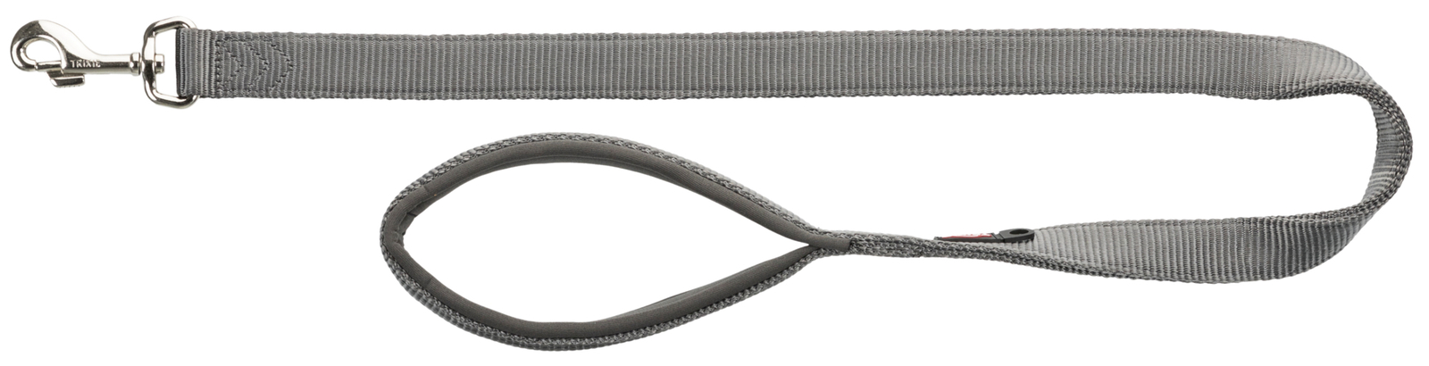 Trixie Premium Hundeleine – 1,80 M Länge, 15 Mm Breite, Graphit, Schlankes Design, Für Kleine Bis Mittlere Hunde