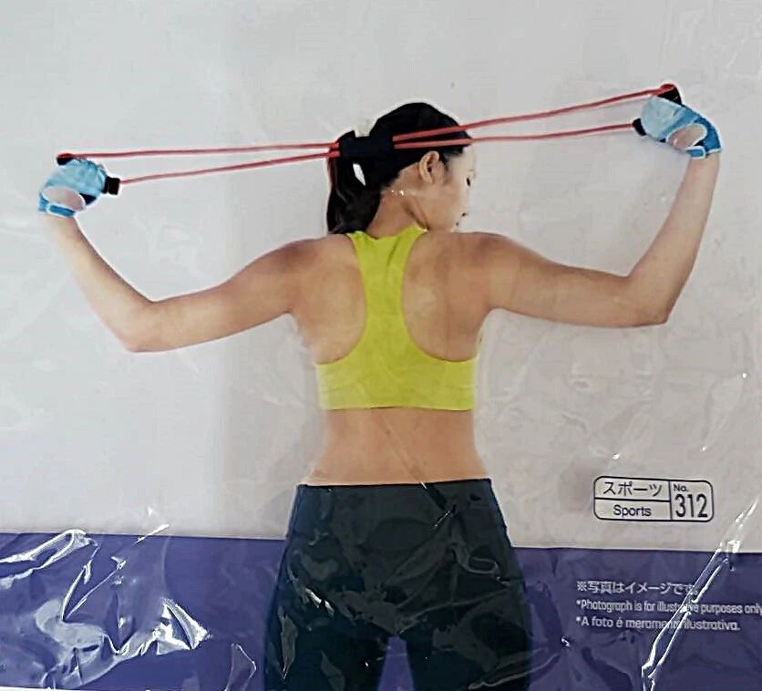 2XResistance Streth Band For Safe Exercising figure 8 Japan