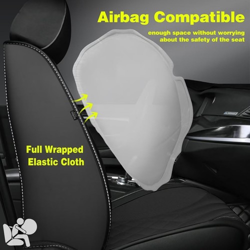 TTX Car Seat Covers Full Set Fit for Kia Seltos 2021-2024 2025 Breathable Lea... - Picture 4 of 7