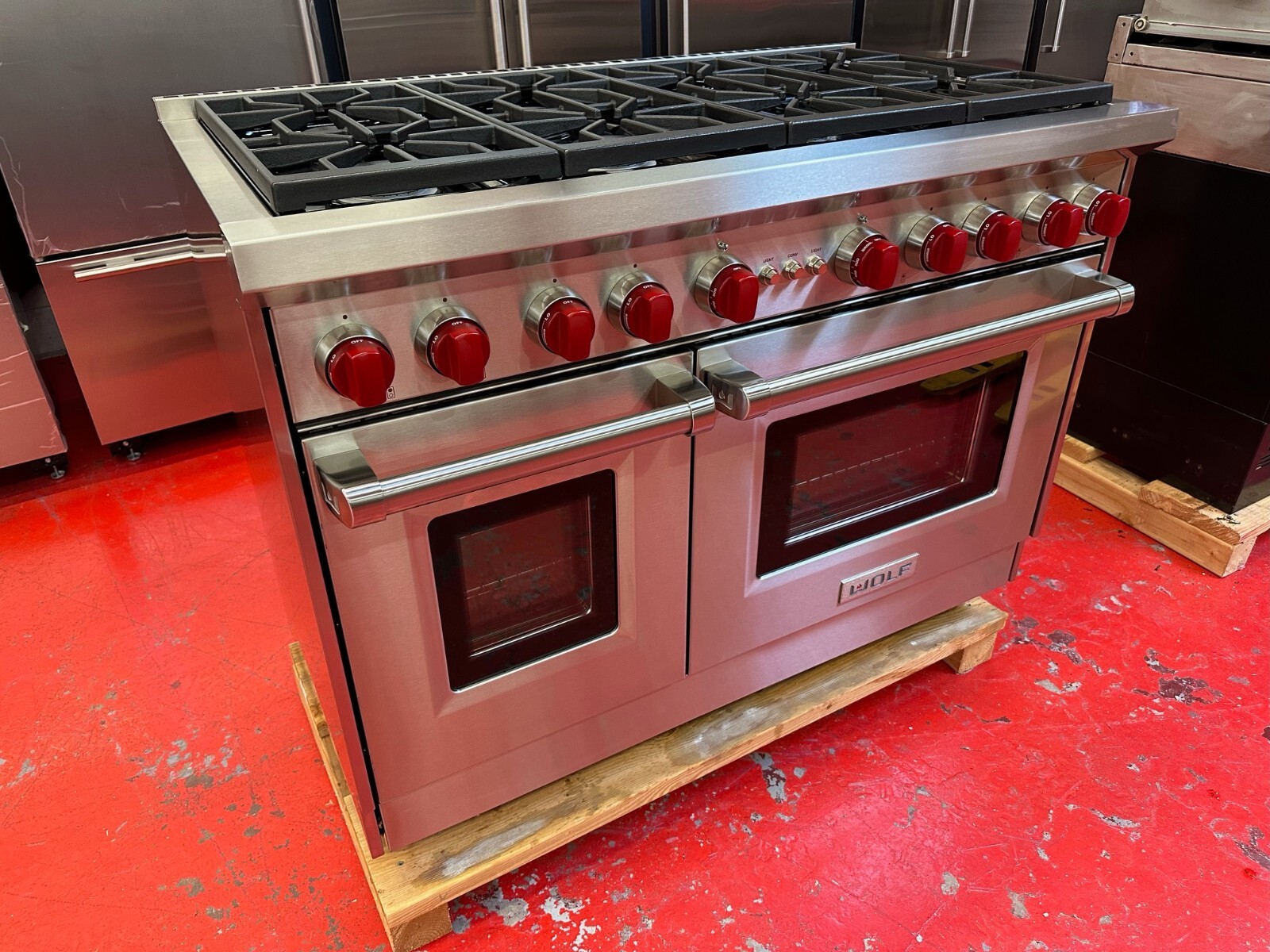48” Wolf Gas Range GR488 (Used) eBay