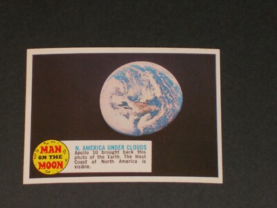 Man On The Moon (Topps) #85C, EXTREMELY NICE CARD ! ERROR, Mismatched No # back