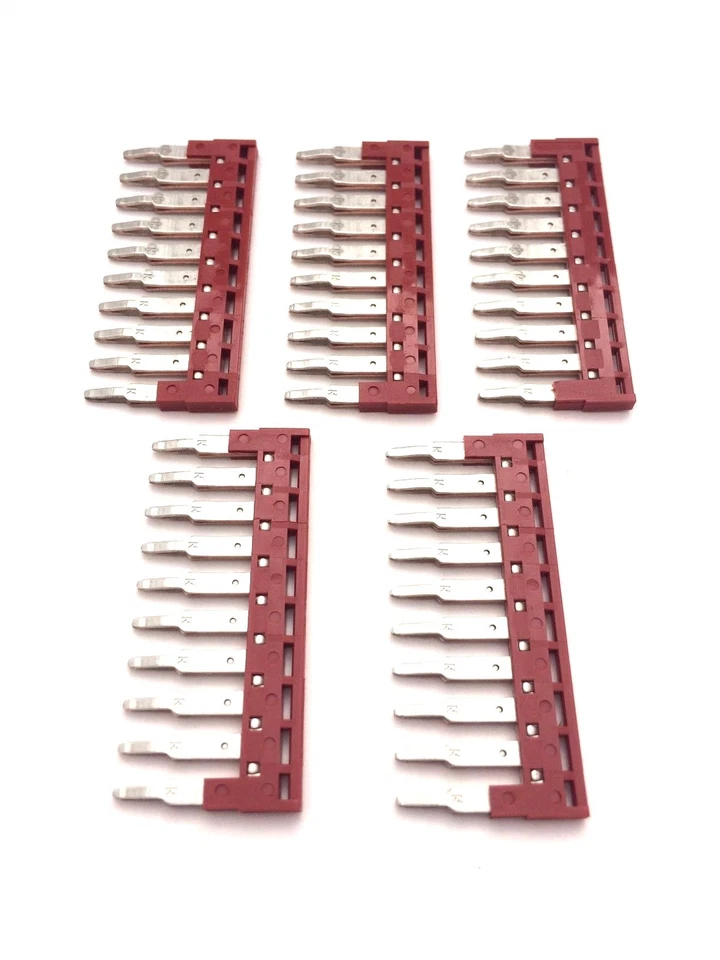 DIN Rail UL Dinkle Jumpers DSS2.5N-10P 12 AWG 10 Pole for DK2.5N 5 Quantity - Image 3 of 3