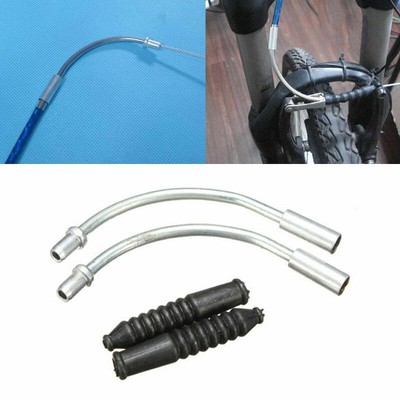 100pcs Housing End Caps Bike Ferrules Ferrule Brake T4O1 Metal Bicycle T G2G5