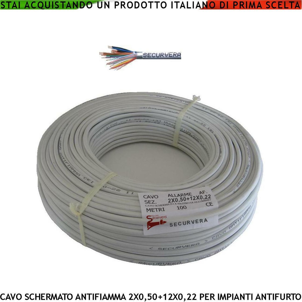 conecto CC50573 Canale per Cavi con adesivo autoadesivo o viti in PVC