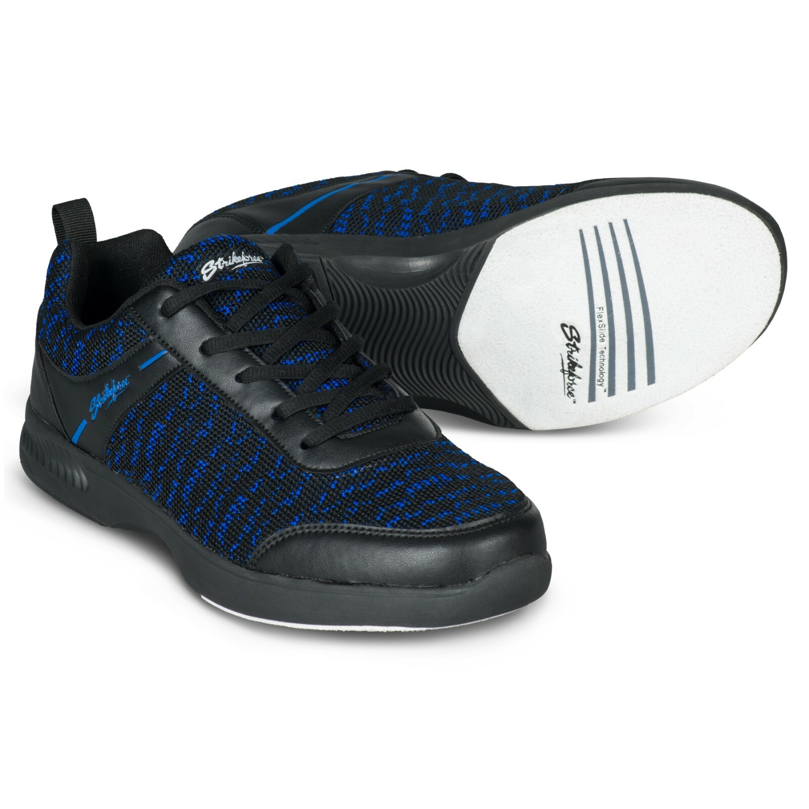 KR Strikeforce Flyer Mesh Lite Black/Blue Mens Bowling Shoes