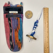 BRASS Yarn Winder Royal Hare table top smooth spinner with pouch