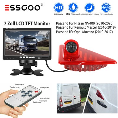 7'' TFT Monitor Mit HD Rückfahrkamera Für Renault Master Nissan NV400 Opel Movano