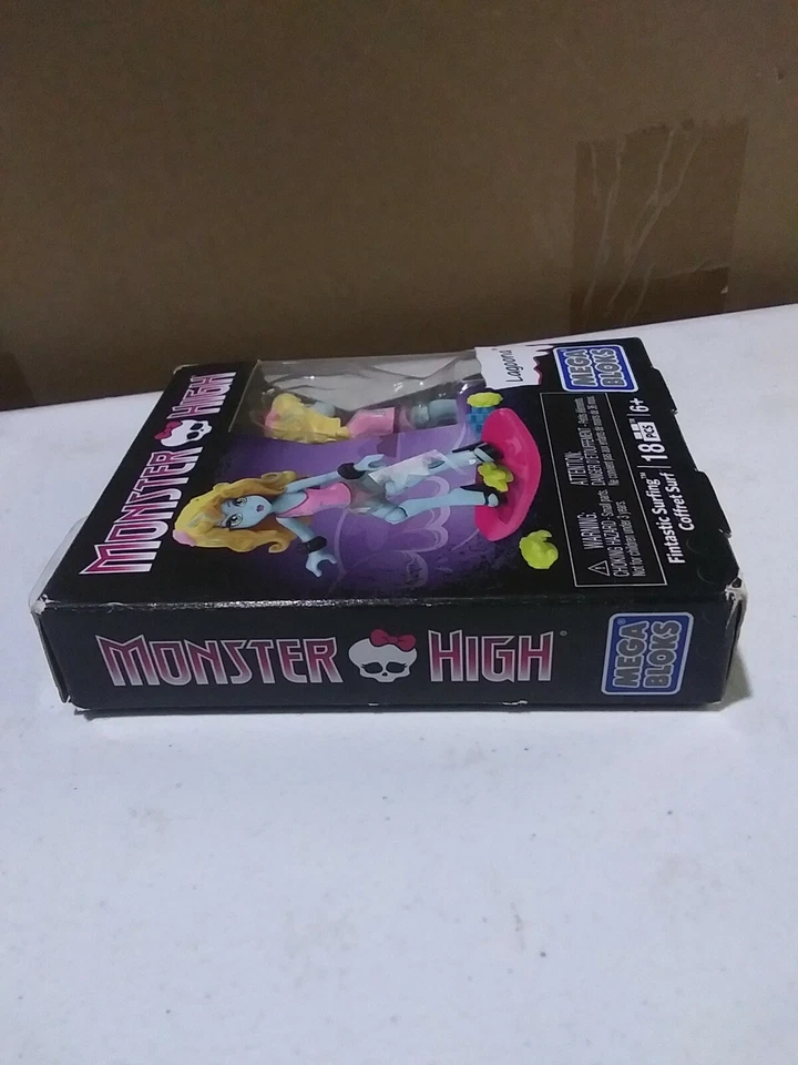 Monster High Lagoona Mega Bloks Fintastic Surfing 18 Piece Set 2015 - Image 4 of 4