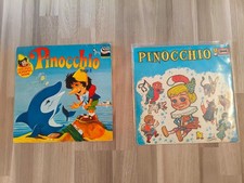 2x Pinocchio Schallplatten - Märchen Hörspiel - Kinder Vinyl LP