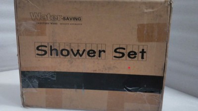 AUKTOPT Shower System, Bathroom Rain Mixer Shower Faucet Set  with Shower Head