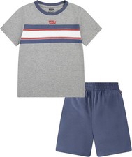 Levi's Boys Graphic T-shirt and Shorts 2-piece Outfit Set