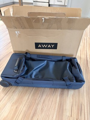 Away Active 85L Rolling Duffle Bag w/ Wheels, Adjustable Handle, Blue