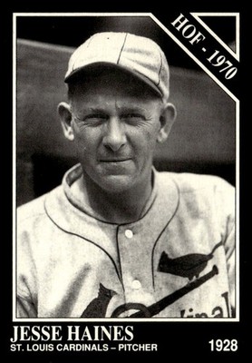 Jesse Haines 1991 Conlon Collection TSN Card #43 St. Louis Cardinals