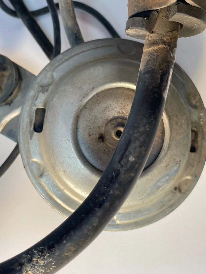 Honda XL250 XL 250 1975 Motosport OEM señales de giro delanteras con soporte HM 329 72-75 Foto 3 de 4