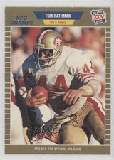 1989 Pro Set Super Bowl XXIV Binder Set Tom Rathman #382 3b8