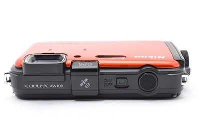 【美品】 Nikon COOLPIX AW100 オレンジ Nikon COOLPIX AW100 16.0MP Digital Camera - Orange for sale online