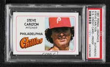 1981 Perma-Graphics/Topps Credit Cards Steve Carlton #125-016 PSA Authentic HOF