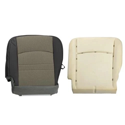 Front Driver Bottom Cloth Seat Cover and Sponge Cushion Replacement for Ram