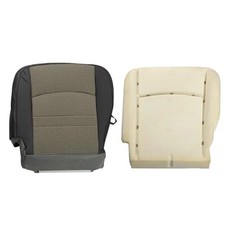 Front Driver Bottom Cloth Seat Cover and Sponge Cushion Replacement for Ram
