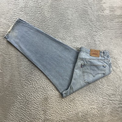 Vintage Levi's 560 Jeans Herren W42 L32 Blau Denim Comfort Loose Baggy Tapered