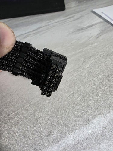 Seasonic Vertex 1200w Cable Mod Custom RIght Angle 12vHPWR connector - Afbeelding 3 van 6