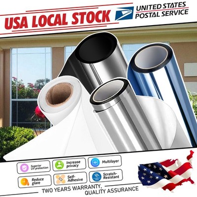 Home Tinting Window Film Privacy Mirror Glass Tint Residential UV Block USA