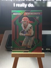 2024 NFL Prizm Draft Picks Ladd McConkey RC New Recruits Green Prizm #NR-LMY