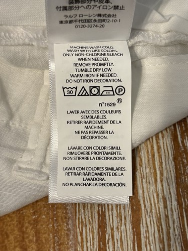 Polo Ralph Lauren Mens Shorts Linen Blend Size 42” White Nautical Straight NWT - Picture 15 of 17