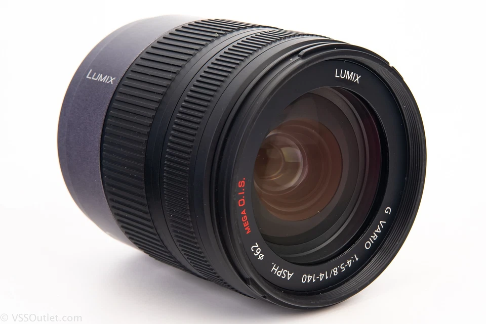 MFT Mount Panasonic Lumix G Vario 14-140mm f/4~5.8 Mega O.I.S Lens NEAR MINT V29 - Image 2 of 4