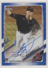 2021 Topps Chrome Rookie Blue Wave Refractor 133/150 Taylor Widener Auto 0hu7