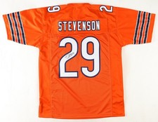 Chicago Bears Cornerback Tyrique Stevenson Signed Orange Football Jersey (JSA)