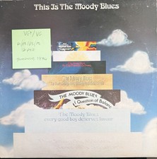 Moody Blues This is The Moody Blues Vinyl Record 2LP VG+/VG MB 1/2 1974