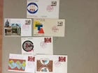 Six Japan fdc.Each three same stamp diff pictures-National Parks,Fauna