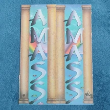 Amass, Pez Design Rave Flyer, A4, Old Skool Acid House Rave Flyers