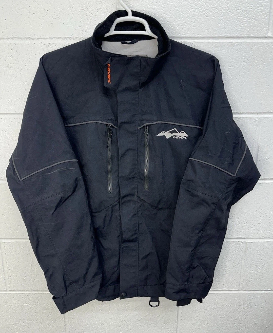 HMK Cascade Ballistic XR Wind Waterproof Hooded Snowmobile Snow Jacket / Large
