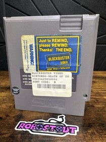 Wrath of the Black Manta (Nintendo NES) Cleaned, Tested & Authentic Blockbuster⭐