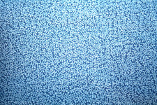 MASSED SMALL WHITE LEAVES ON BLUE - 100 COTTON FABRIC