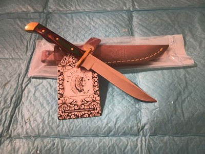 8'' Pig Stick Hunting Knife-With Leather Sheath 