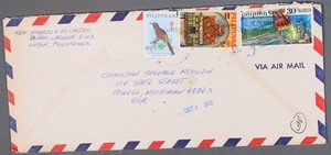 Mayfairstamps Philippines 1976 Luzon to Us Howell MI Airmail cover cca_11943