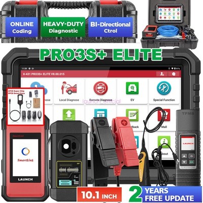 LAUNCH X431 PRO3S+ Elite PRO5 Car Truck Diagnostic Scanner ECU J2534 Programming