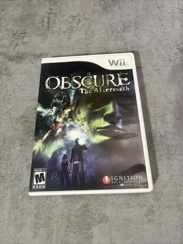 Obscure The Aftermath Nintendo Wii 2007 Complete with Manual Tested CIB