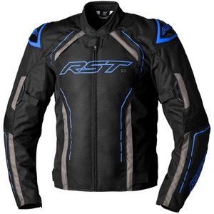 RST S1 Ce Textile Waterproof Motorcycle Motorbike Jacket - Black / Grey / Blue
